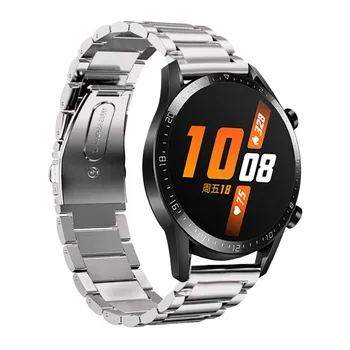 De Acero inoxidable de Liberación Rápida de la Banda de Reloj WristStrap Reemplazo para Huawei Watch GT2 46 mm de Acero Inoxidable de Metal de la Banda de Reloj