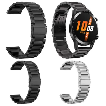De Acero inoxidable de Liberación Rápida de la Banda de Reloj WristStrap Reemplazo para Huawei Watch GT2 46 mm de Acero Inoxidable de Metal de la Banda de Reloj