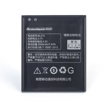 De alta Calidad BL210 Batería Para Lenovo A536 A606 S820 S820E A750E A770E A656 A766 A658T S650 2000mAh 3267