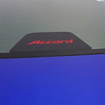 De fibra de carbono de Freno del Coche de las Luces Decorativas Cubierta de la luz de Parada Pegatinas Para Honda Accord 2018 2019 Modificado accesorios