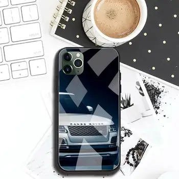 De lujo todoterreno land rover Caso de Teléfono de Vidrio Templado Para el iPhone 12 max pro mini 11 Pro XR XS MAX 8 X 7 6 6 Plus SE 2020 caso