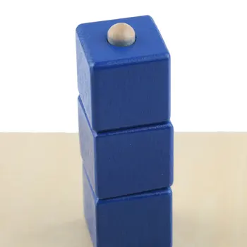 De madera Montessori, Juguetes de Bebé en Forma de Cubo de Reconocimiento de Brinquedos Materiales Montessori Sensorial Preescolar Juguetes de Madera B1125T
