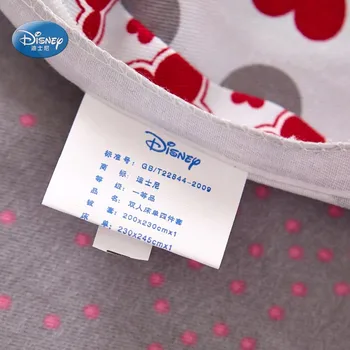 De Mickey Mouse de Disney en 3D de Impresión de ropa de Rayas a Cuadros ropa de Cama para Niños, Adultos Dormitorio Decoración de la Cubierta de Edredón Conjunto no Qulit