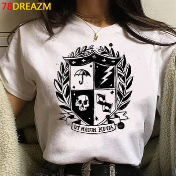 De nuevo El Paraguas de la Academia de la Camiseta de las Mujeres Kawaii Diego Funny T-shirt Cha-Cha Gráfico Camisetas de Mujer de Moda Unisex Camiseta Mujer