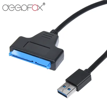 DeepFox Externo USB 3.0 De 2.5 Pulgadas HDD SATA Interfaz Conecte el Cable Para el Ordenador Portátil
