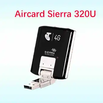 Desbloqueado Sierra AirCard 320U USB 4G LTE FDD Módem Inalámbrico Plus Adaptador de Antena Externa, Cable de