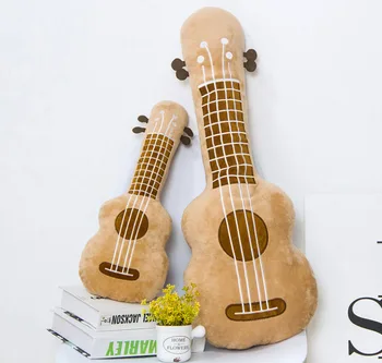 Dibujos animados de peluche ukelele Juguete plushed guitarra almohada decoración del Hogar cojín de Regalo para los niños