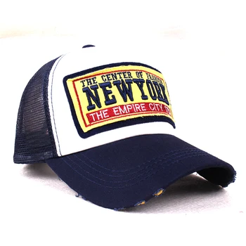Difanni NY Gorra de Béisbol con la Malla de la Marca Snapback Sombrero de la Gorra de Camionero de Nueva York, Gorras de Béisbol, Hombres, Mujeres y Chicas de Verano Niños de Malla 10907