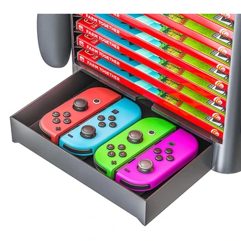 Diferentes Interruptor Multifuncional de Almacenamiento Soporte de Nitendo Disco de Juego y Mango Controlador Stand de Nintendo Interruptor Accesorios