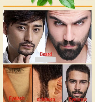 Dimollaure Hombres Naturales de Crecimiento de la Barba de Aceite de la Barba de Cera bálsamo de Evitar la Barba Productos de Pérdida de Cabello Dejar-En Acondicionador para Aplanan Crecimiento