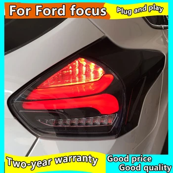 Dinámica de la señal de giro luces traseras Para Focus hatchback led de luz de la Cola de la Asamblea DRL+Señal de Giro+Freno+luces de Reversa-2018