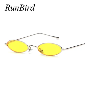 Diseño de la moda de la Mujer de las Gafas de sol Pequeño Oval Frame Gafas de Sol Únicas Gafas Rojo Divertidos Tonos Gafas Oculos de sol UV400 1282R