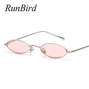 Diseño de la moda de la Mujer de las Gafas de sol Pequeño Oval Frame Gafas de Sol Únicas Gafas Rojo Divertidos Tonos Gafas Oculos de sol UV400 1282R