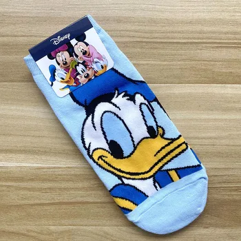 Disney nuevo de dibujos animados impreso muñeco de Mickey/Minnie/Goofy/Daisi calcetines calcetines de algodón lindo lindo color de los calcetines de algodón