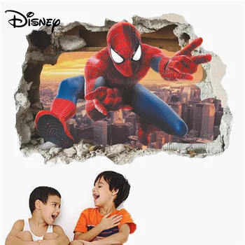 Disney Spider-Man pegatinas de los niños en la habitación de decoración de fondo pegatinas sofá de la sala decoración pegatinas