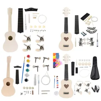 DIY Ukelele Hacer Su Propio Ukelele Hawaii Ukelele Kit de Accesorios de Instrumentos Musicales