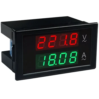 DL69-2042T de CA de 100 A 0-500VA de la pantalla LCD digital amperímetro amperímetro de precisión de alta con el rojo, el verde de la fuente de trabajo voltaje de 110V 220V