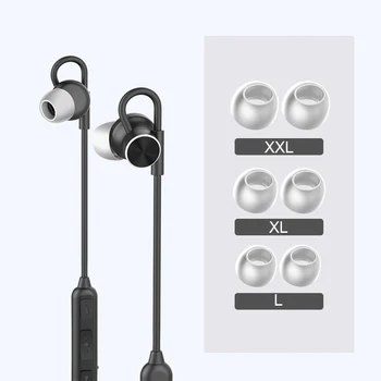 DOSS BE5 Deporte de Bluetooth de los Auriculares In-ear Inalámbricos de Auriculares De 12 Horas Impermeable IPX6 Auricular con Micrófono Integrado