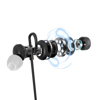 DOSS BE5 Deporte de Bluetooth de los Auriculares In-ear Inalámbricos de Auriculares De 12 Horas Impermeable IPX6 Auricular con Micrófono Integrado