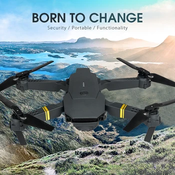 Drone E58 WIFI FPV Con el Gran Angular HD 4K/1080P/720P/ Cámara Alta del Modo Hold Plegable Brazo RC Quadcopter Drone X Pro RTF Dron 11058
