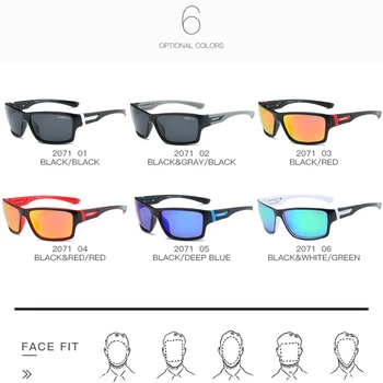 Dubery Clásico de diseño de Moda de Seguridad Gafas de sol Polarizadas Gafas de Protección Gafas de sol de Viajar Gafas de Sol con el Caso