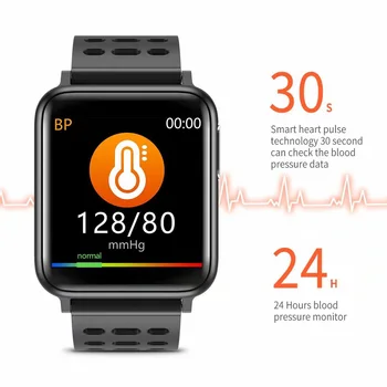 ECG PPG Inteligente de la Banda de Reloj de los Hombres de la Presión Arterial de Oxígeno Monitor de Ritmo Cardíaco Smartwatch de las Mujeres Impermeables para Android IOS Xiaomi
