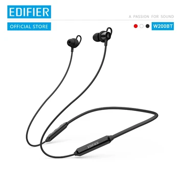 EDIFIER W200BT(SE) auriculares inalámbricos Bluetooth 5.0 IPX4 nominal Impermeable 7horas de reproducción Magnética de la función bluetooth de los auriculares