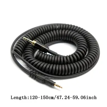 El Adaptador para auriculares de Reemplazo de cable de Audio cable de alambre de la línea de BRICOLAJE para Audio-Technica M20X M40X M50X M70X 16183