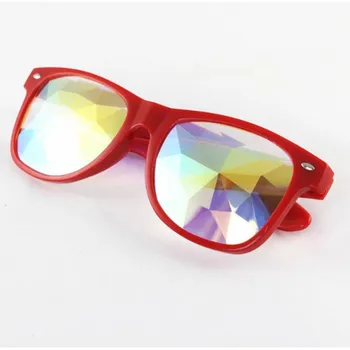 El caleidoscopio de las Gafas de las Mujeres de los Hombres Retro Lente de Difracción Holográfica Gafas de Rave Fiesta EDM Gafas de sol hombres Mujeres M139