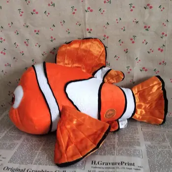 El Envío libre de 40 cm=15.7 Pulgadas Original Finding Nemo Animal de Peluche Suave de la Felpa Juguete Gigante Nemo Peces Muñeca de los Niños Brinquedos 143127