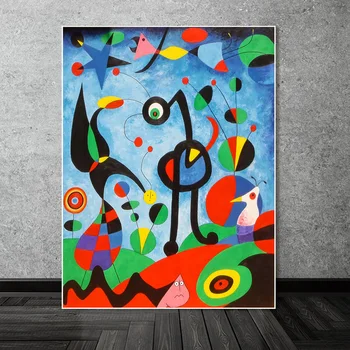 El Jardín De 1925 Por Joan Miró Famosos Reproducciones De Obras De Arte Abstracto Lienzo Pinturas De Joan Miró Las Imágenes De La Pared Decoración Casera De La Pared