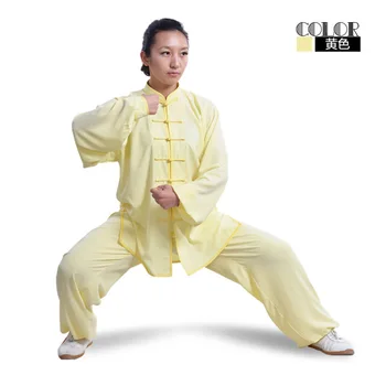 El lino y el algodón Estilo Chino de los Hombres Conjuntos de Kung Fu Traje de los Hombres el Arte Marcial de la Chaqueta de los Pantalones Conjunto de Tai Chi Uniforme Rojo de China Unisex