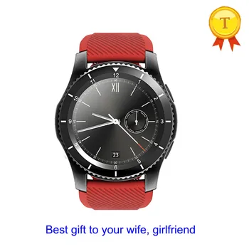 El mejor regalo para mujer reloj inteligente de soporte de la Tarjeta SIM heart rate monitor de presión arterial MTK2502 deporte smartwatch para Android de samsung 30384