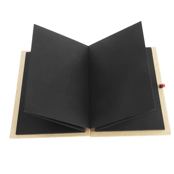 El Papel de Kraft de tapa dura en forma de Acordeón DIY álbum de Fotografías del Libro de 36 páginas en Blanco del libro de recuerdos para Graduación de Aniversario Regalos