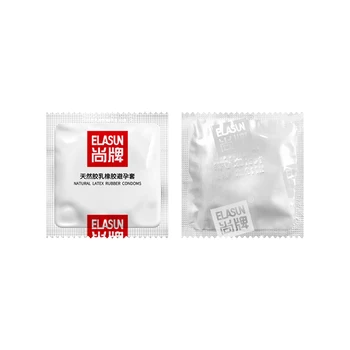 ELASUN 10pcs de Fuego y Hielo Preservativos con puntos Acanalado Orgasmo del Punto G Pene Manga 49mm Slim Fit Condones Para Hombres Adultos del Sexo de los Productos 159738