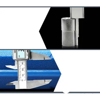 Electrónicos de alta Precisión Digital Vernier Caliper IP54Stainless de Acero de la Herramienta de Medición de 0-150MM Carpintería Marca Vernier Caliper