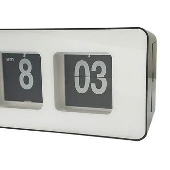 Elegante Y Moderno Auto Flip Reloj De Tabla Simple De Los Relojes De Regalo De Navidad Dormitorio
