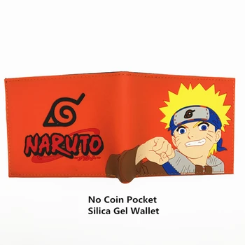 Envío gratis Anime Naruto Cartera Monedero Para los Hombres de las Mujeres de Carteras Carteira Precio del Dólar