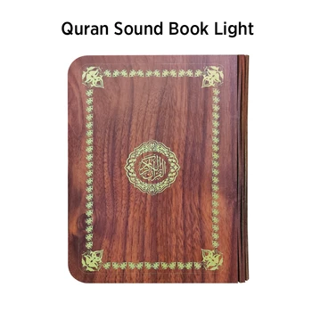 Equantu Bluetooth Control Remoto Corán Altavoz Libro de la Lámpara del Corán Reproductor de MP3 8G TF Tarjeta de Altavoces Inalámbricos de Ramadán Regalos para los Musulmanes
