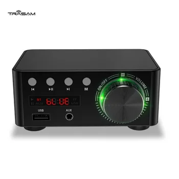 Equipo de alta fidelidad Digital de Potencia de Bluetooth 5.0 TPA3116 Amplificador de Audio de la junta de 50W+50W Stereo AMP Amplificador de cine en Casa de USB TF Tarjeta de Jugador