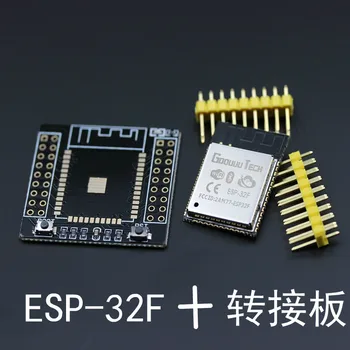ESP32 ESP-32F módulo + tarjeta del adaptador de WiFi Bluetooth de la energía baja de doble núcleo de CPU de MCU redes Arduino