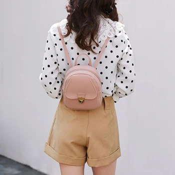 Estilo coreano de las Niñas Mochila 2020 de la Moda Multi-Función de la Pequeña mochila en la Espalda de las Mujeres de Hombro bolsos de Mano Femenina Bagpack Bolsa de la Escuela Pack