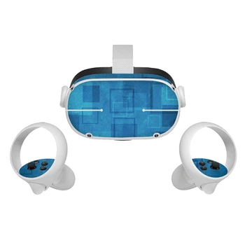 Etiqueta Engomada de la piel para oculus Quest 2 Auriculares de Realidad Virtual Decoración Calcomanías 1XCB