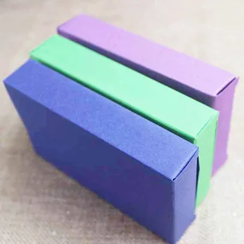 Feiluan 30pcs multi tamaño de papel de caramelo favor cuadro ,precioso productos de regalos y presentación de paquete caja de color púrpura/azul/ limón caja verde de la caja de regalo 49113