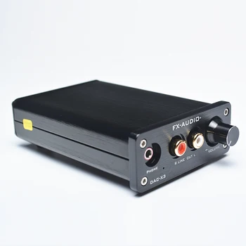 FEIXIANG FX-AUDIO MINI CAD-X3 Fibra Coaxial USB Decodificador de 24 bits/192 khz USB DAC de Auriculares Decodificador de audio de los amplificadores