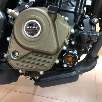 Filtro de Aceite del motor de la Cubierta Para BAJAJ Pulsar 200 NS 200 RS 200 COMO 2012-2018 Accesorios de la Motocicleta de la Claridad Tapa de Bici de la Suciedad Motos