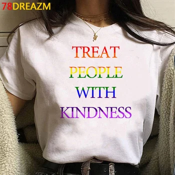Fina Línea de Harry Styles Tpwk Tratar a las Personas con Amabilidad top de verano t-shirt mujer ulzzang grunge kawaii vintage t shirt tumblr