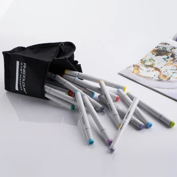Finecolour EF101 160 Colores Profesional Croquis de Doble cabeza de Arte Marcadores de Animación/Paisaje/Diseño Industrial