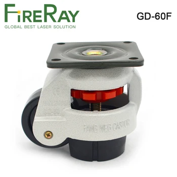 FireRay Rueda Universal GD60 de Fondo Plano y de Tipo Tornillo para el CO2, Láser de Corte y Grabado de la Máquina