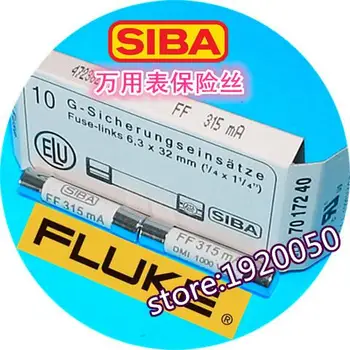 FLUKE probador de aislamiento del tubo del fusible FF315mA 315mA 1000V F1508/1503/1507 6.3*32